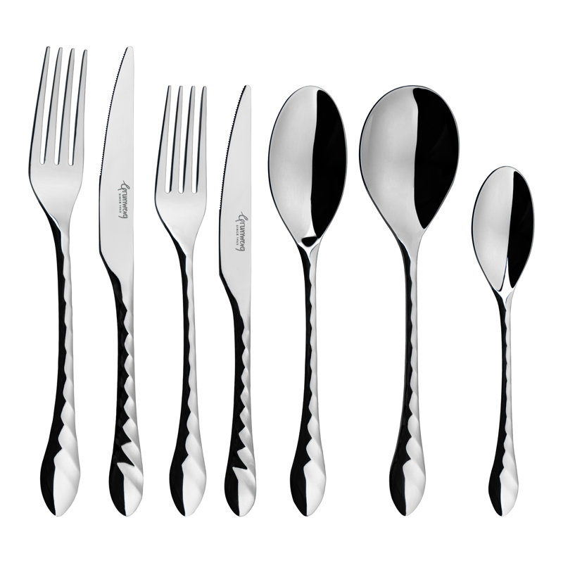 Rivers Collection 84 Piece Stainless Steel Cutlery Set , Service for 12, Whitting
