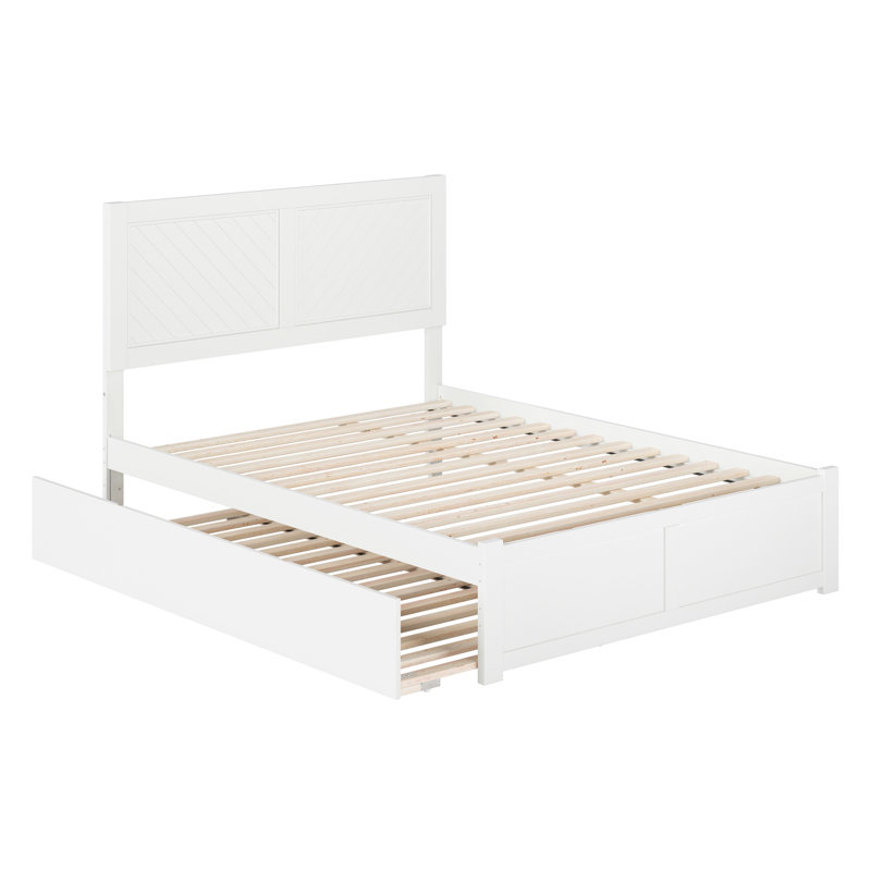 Lit en bois massif Bhawana, Double