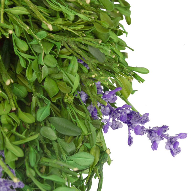 Faux Lavender Wood 11'' Wreath