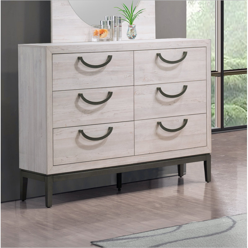 Commode de chambre à coucher contemporaine 1Pc