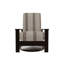 Chaise berçante pivotante cachée en polymère Leeward-98358840-98358864
