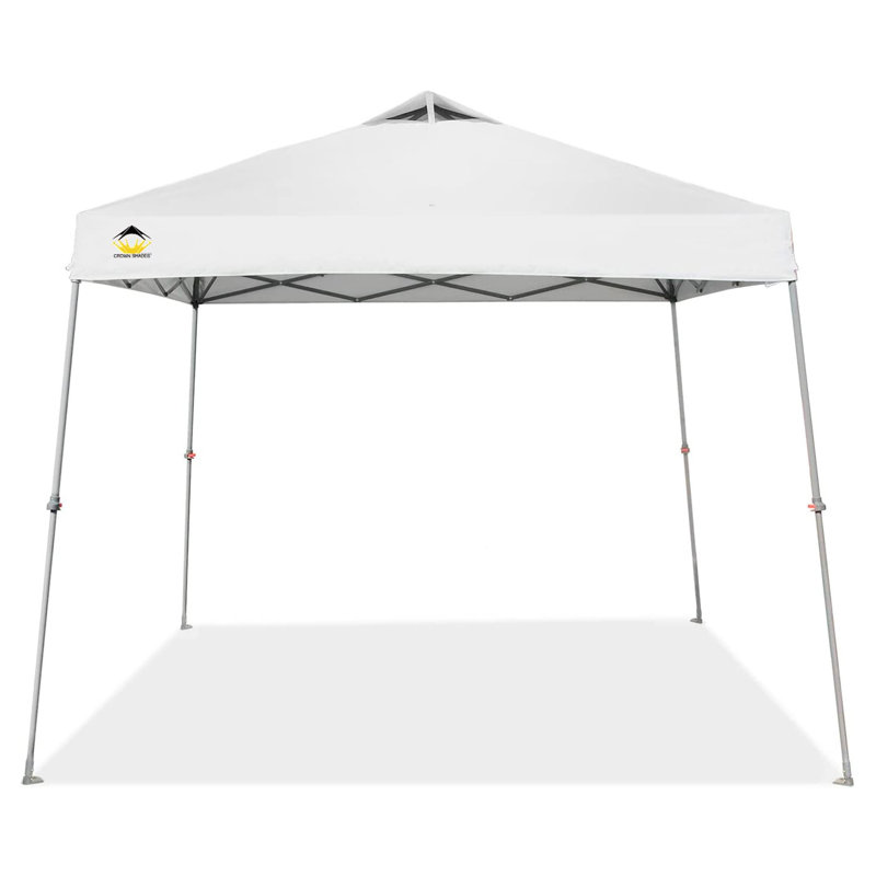 Steel Pop-up Canopy, White, 10' x 10'