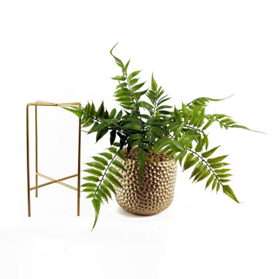 Anjeli 60cm Faux Foliage Plant in Ceramic Pot