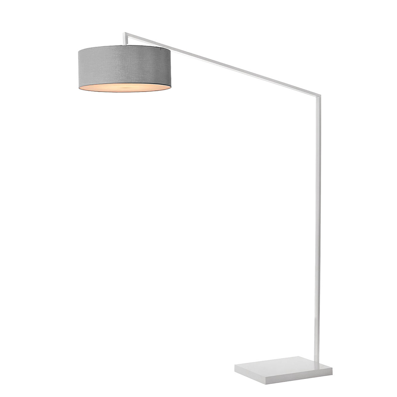 Stretch 87" Dimmable Floor Lamp, Cashmere Gray
