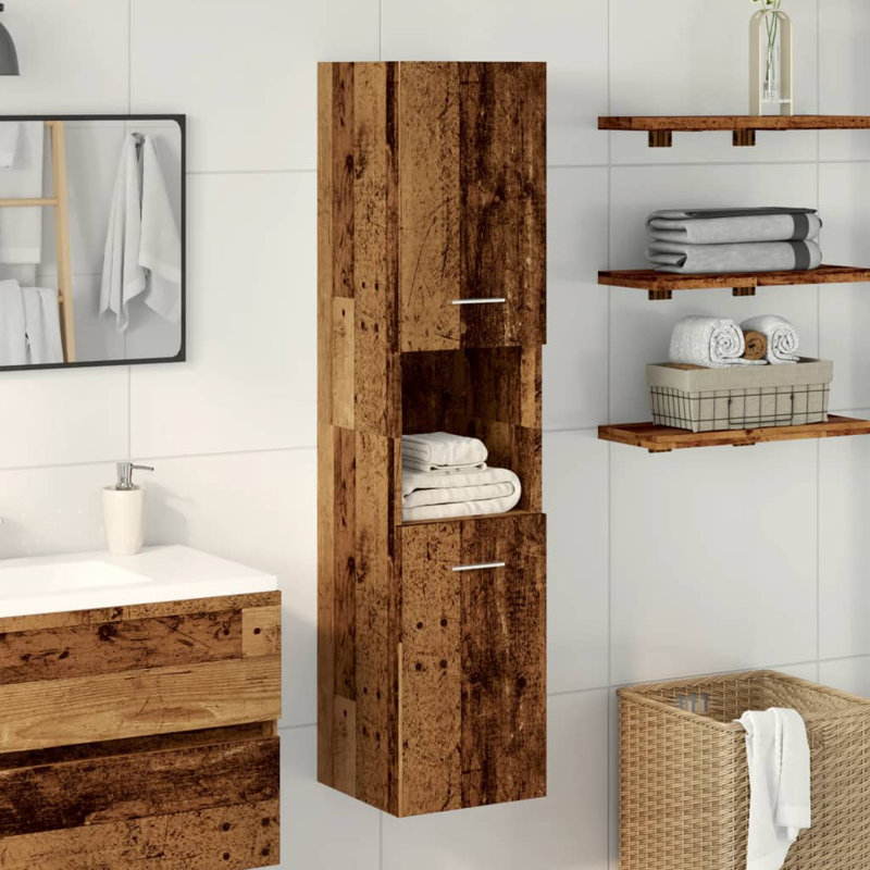 Humayd Linen Cabinet, Old Wood