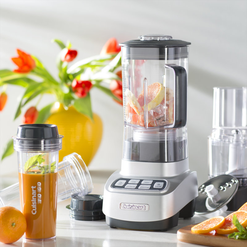 Velocity Ultra Blender/Food Processor with Travel Cups, Silver
