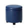 Ahl Arsy 15.75'' Wide Faux Leather Round Storage Ottoman with Reversible Tray Lid