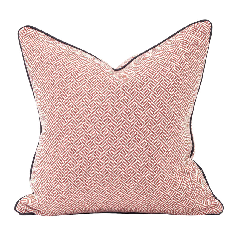  Geometric 20" Throw Pillow Cover, Gray, 20" x 20"