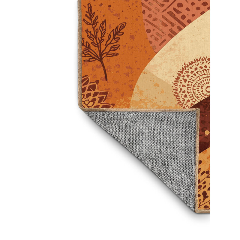 Tapis lavable à la machine Olney Falafel Wrap, 5x7