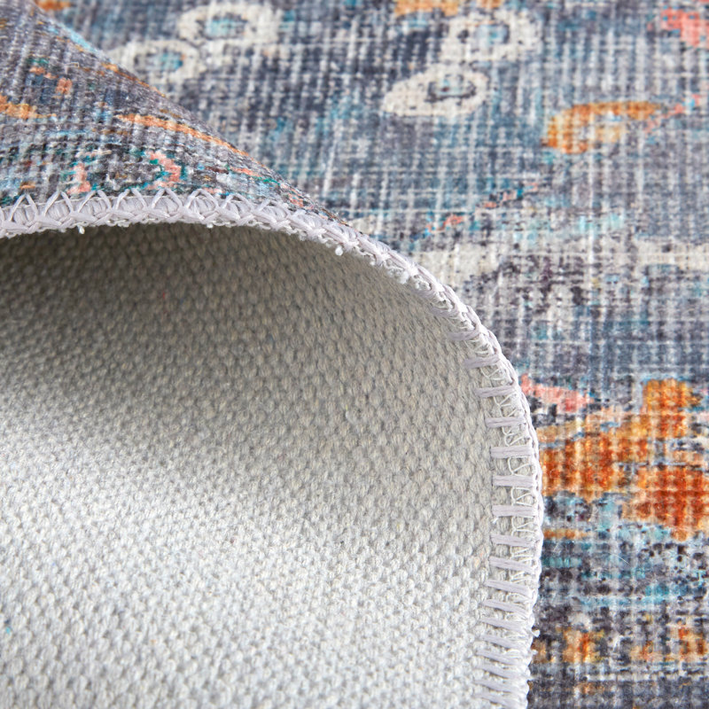 Landwehr Washable Indoor Rug, Rectangle 7'10" x 9'10"