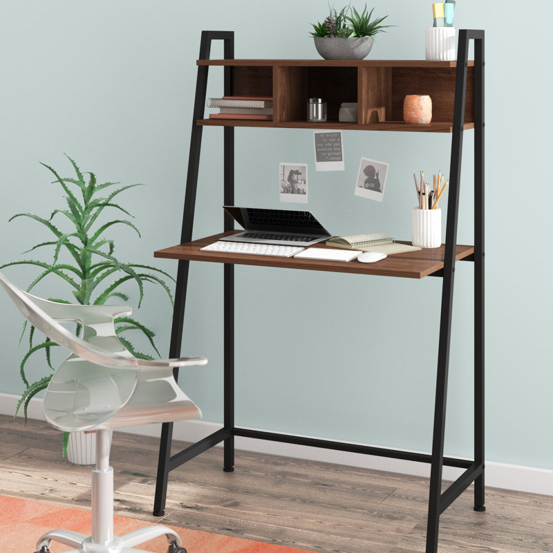 Metal Base Leaning / Ladder Desk