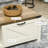 Farmhouse Coffee Table With Storage Drawer, Rustic Coffee Table For Living Room, Open Shelf