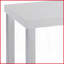 White High Gloss &amp; Chrome Coffee Table for Living Room/Bedroom: Stylish, Stable &amp; Durable Surface