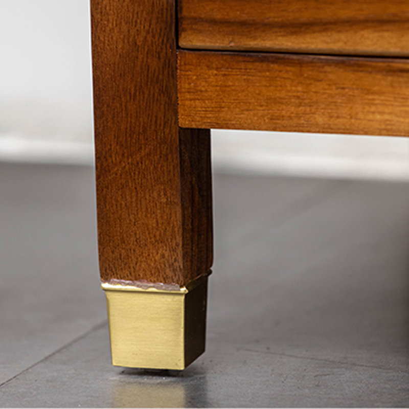 Solid Walnut Wood Console Cabinet