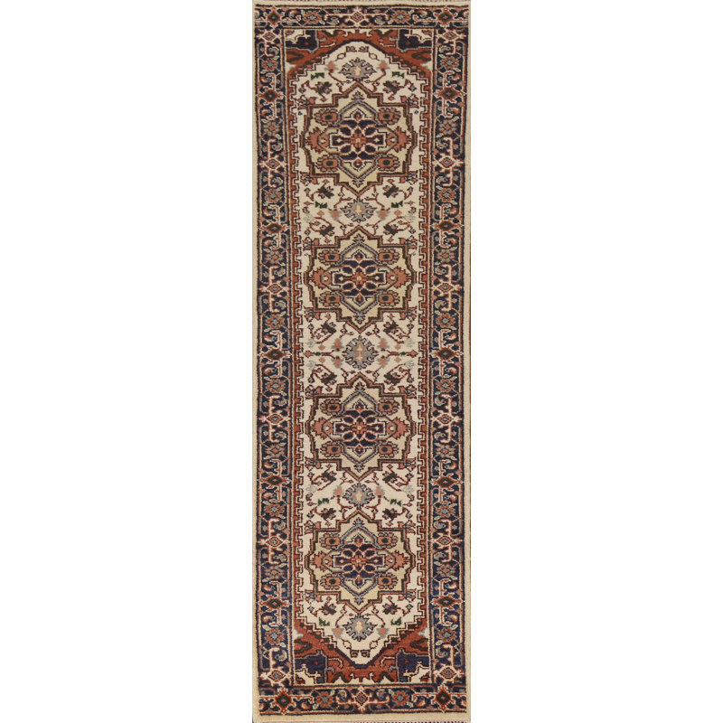 Tapis de couloir oriental géométrique 2 x 10