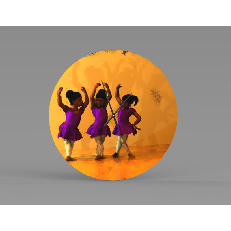 Horloge murale ballerine, Petit