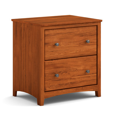 Malani Solid Wood Lateral File Cabinet