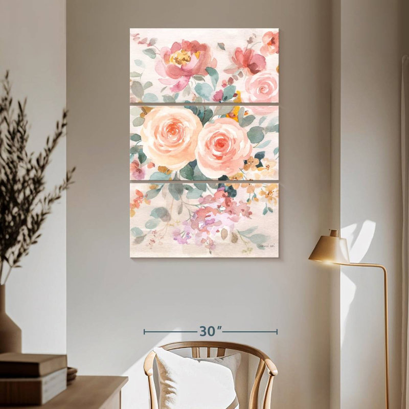 Harnek - floraison de septembre II, H 65 po x l 42 po