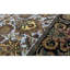 Crown Wool Oriental Area Rug in Blue/Black/Brown