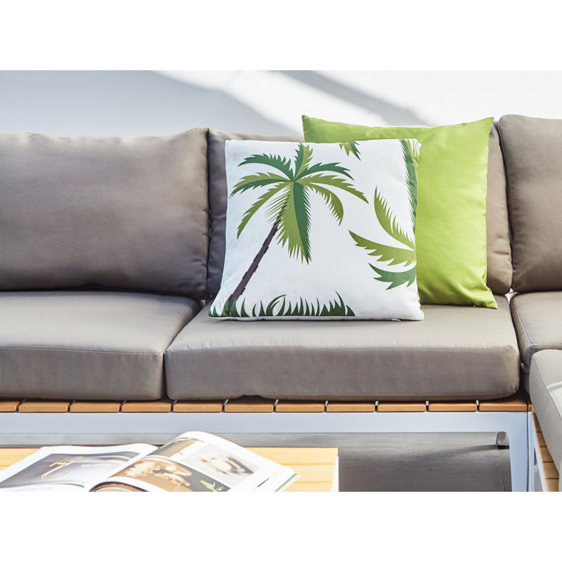 Indoor / Outdoor Floral Square Throw Cushion