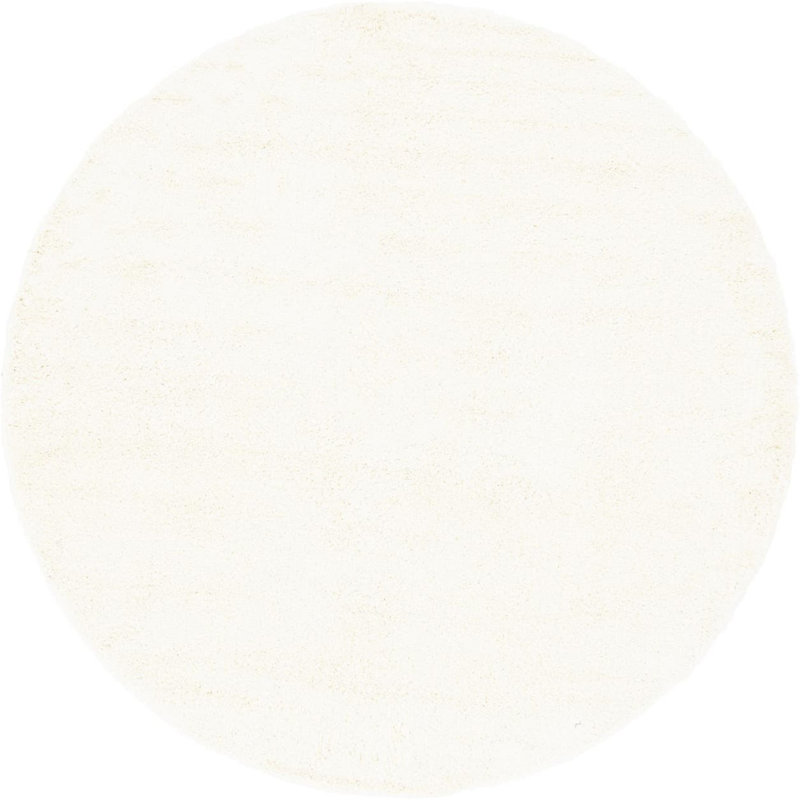 Area Rug, Round 3'3", Ivory