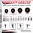4-Piece High Temp Phenolic Caster Set