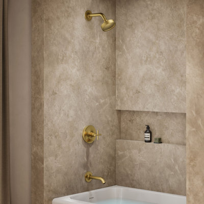 Purist Pressure-Balancing Thermostatic Tub and Shower Faucet