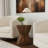 Ebern Designs Walnut Mango Wood Side Table
