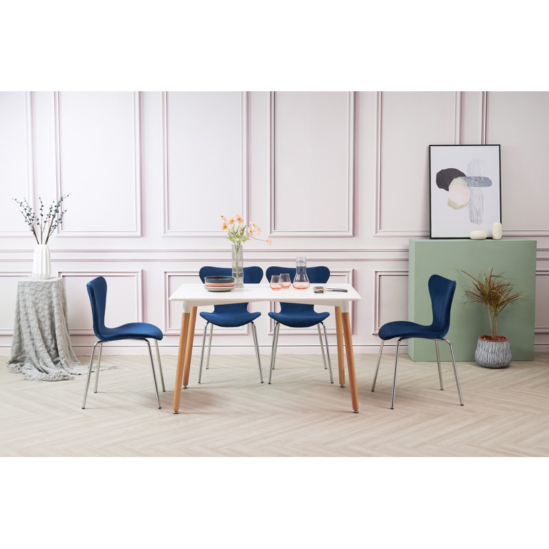 Katarina 4 - Person Dining Set, Blue
