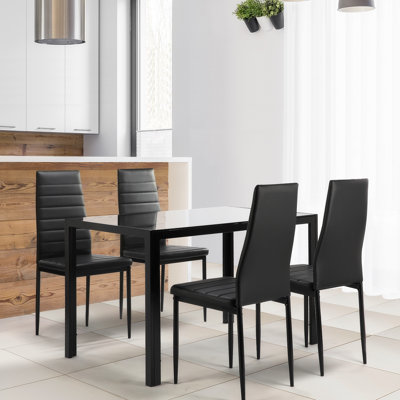 5 Piece Dining Set Dining Table Set Dining Room Set Dining Set Kitchen Table and Chairs