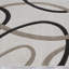 Tapis ivoire à motif géométrique-17429833