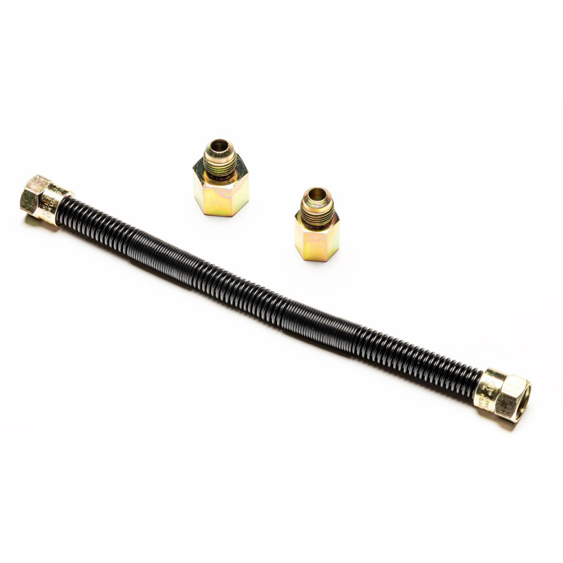 Conduite flexible au gaz 3/8 po de qualité supérieure sans sifflet - au gaz naturel ou au propane - installation facile