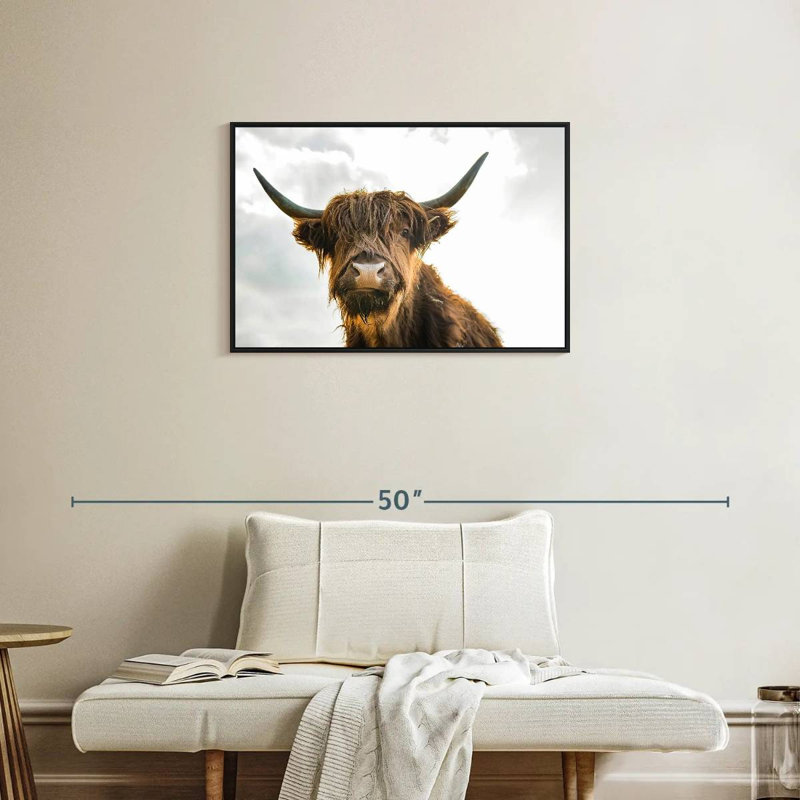 Brampt Cow Picture, 21" H x 31" W