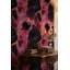 Papier peint marbre or rouge