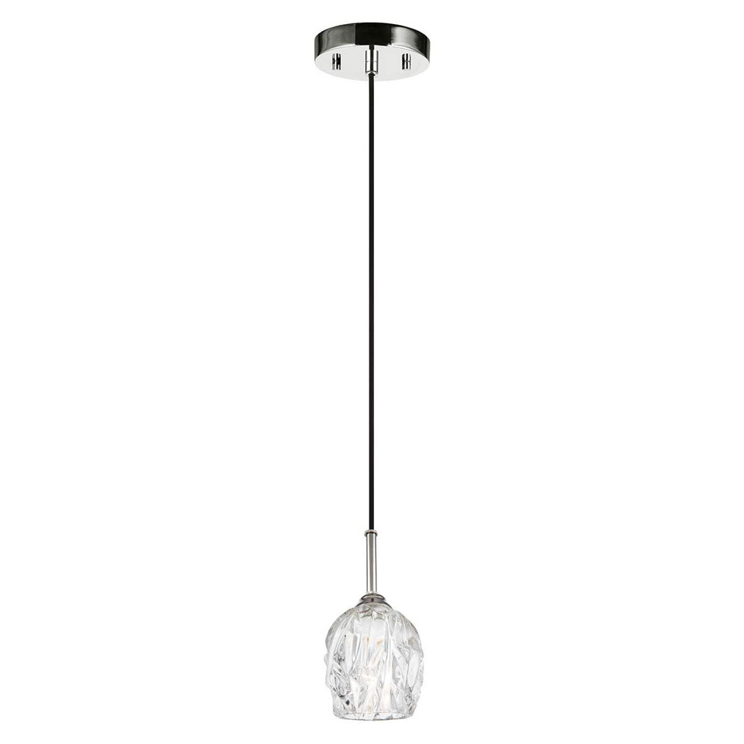 Tyne 1 - Light Polished Nickel Unique/Statement Pendant
