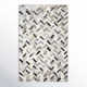 Marsha Handmade Cowhide Ash Area Rug