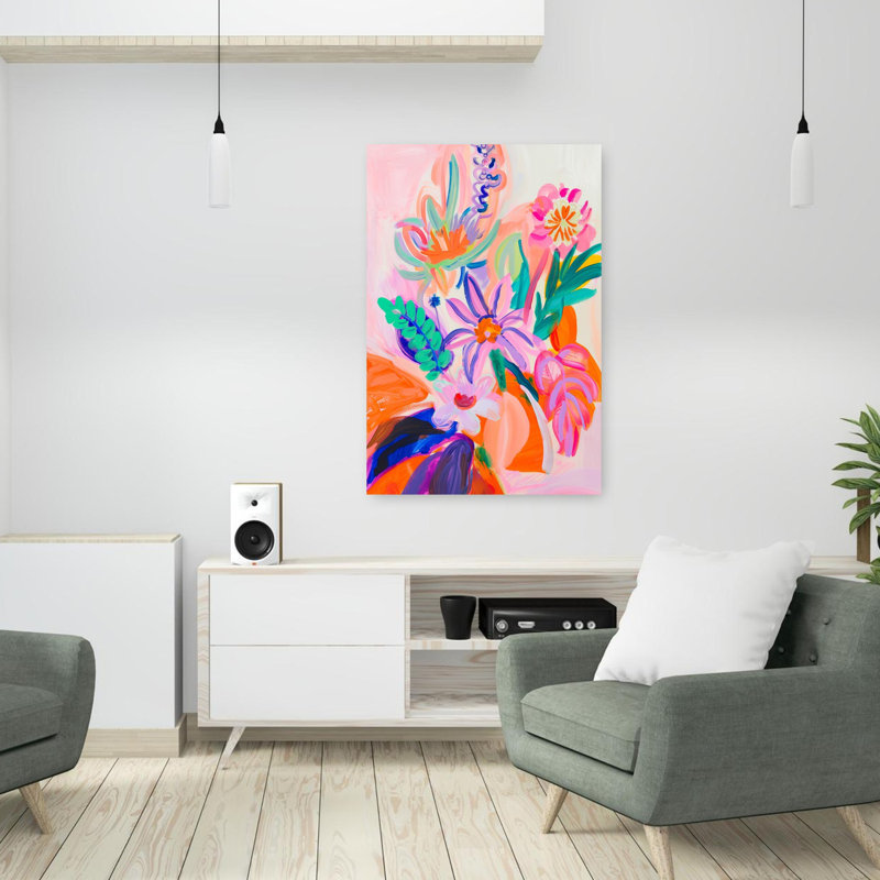 Art contemporain, art contemporain abstrait, H 36 po x l 24 po