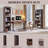 76" Tall Arched Bookcase, 5-Tier Large Arched Shelving Unit with Adjustable Shelves, Featuring Storage and Open Display Shelves-1150649861-1156675545-1152262650