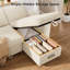 Canapé modulaire en forme de L de 82 po, canapé-lit escamotable pour salon, canapé à assise profonde en chenille modulaire, méridienne réversible, rangement, poches latérales-892492237