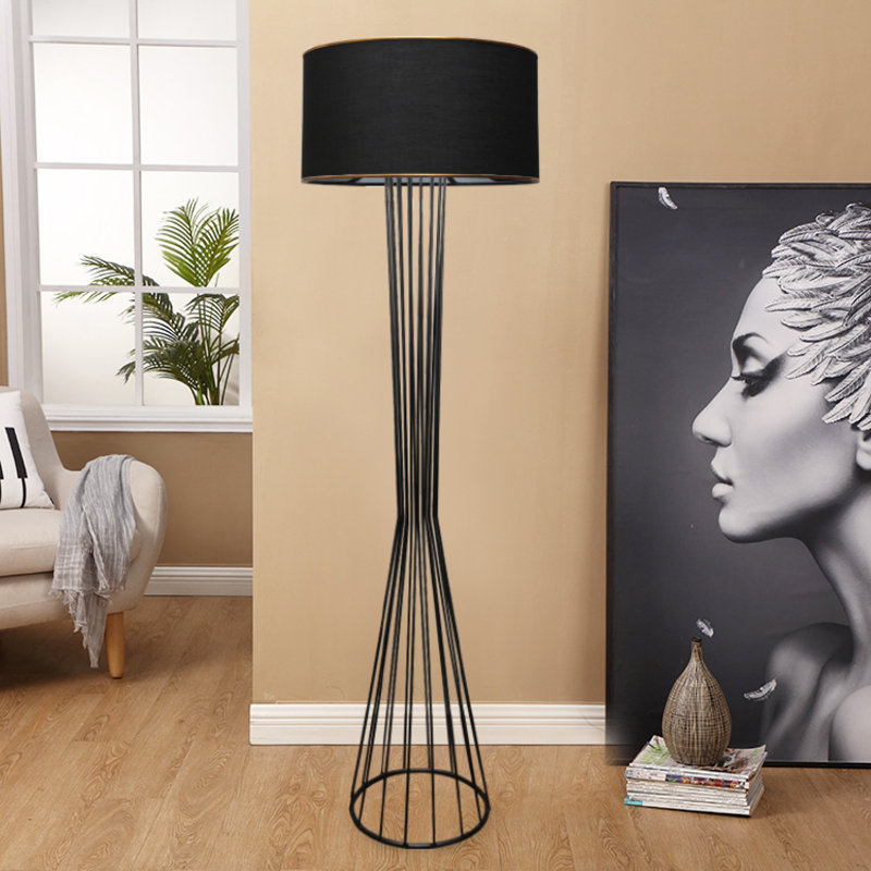 Sharleen 140cm Novelty Floor Lamp, Black, Black