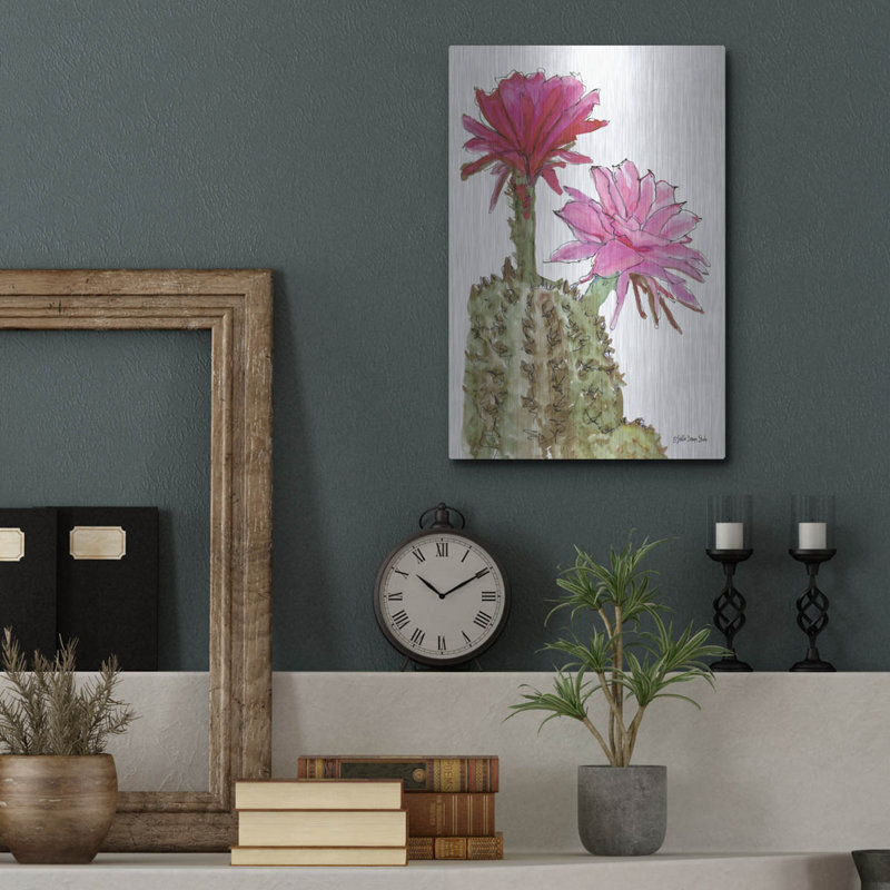 «Cactus Flower 2» par Stellar Design Studio, H 16 po x l 12 po
