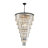 30" W 22-Light Dimmable Tiered Chandelier-479573064