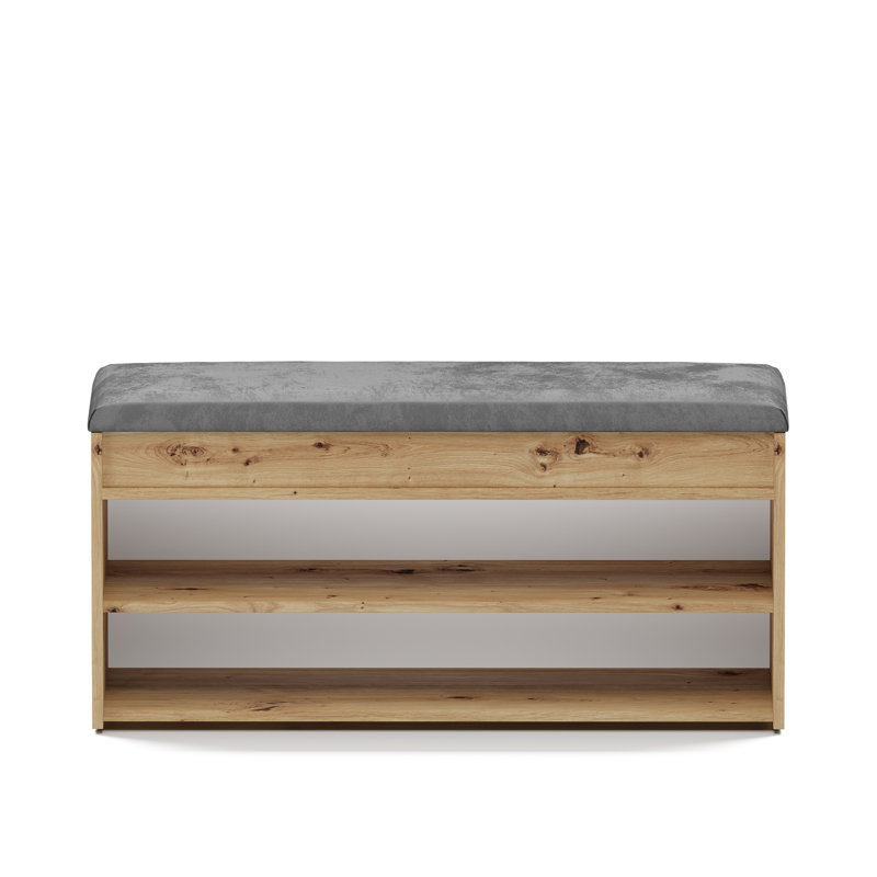 Shoe Storage Cabinet, Artisan Oak