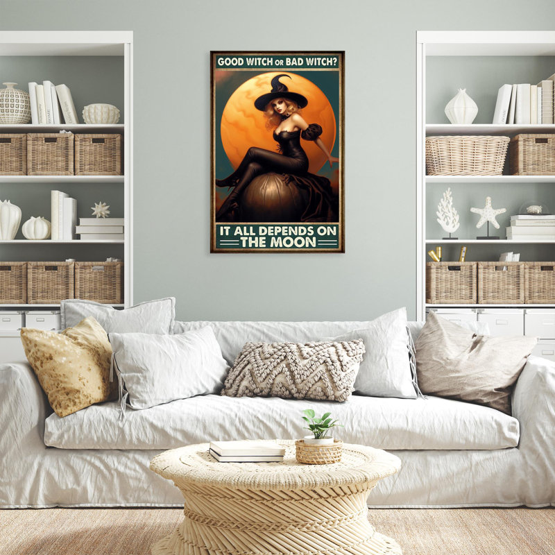Good Witch Or Bad Witch, impression sur toile, H 36 po x l 24 po x P 1,25 po