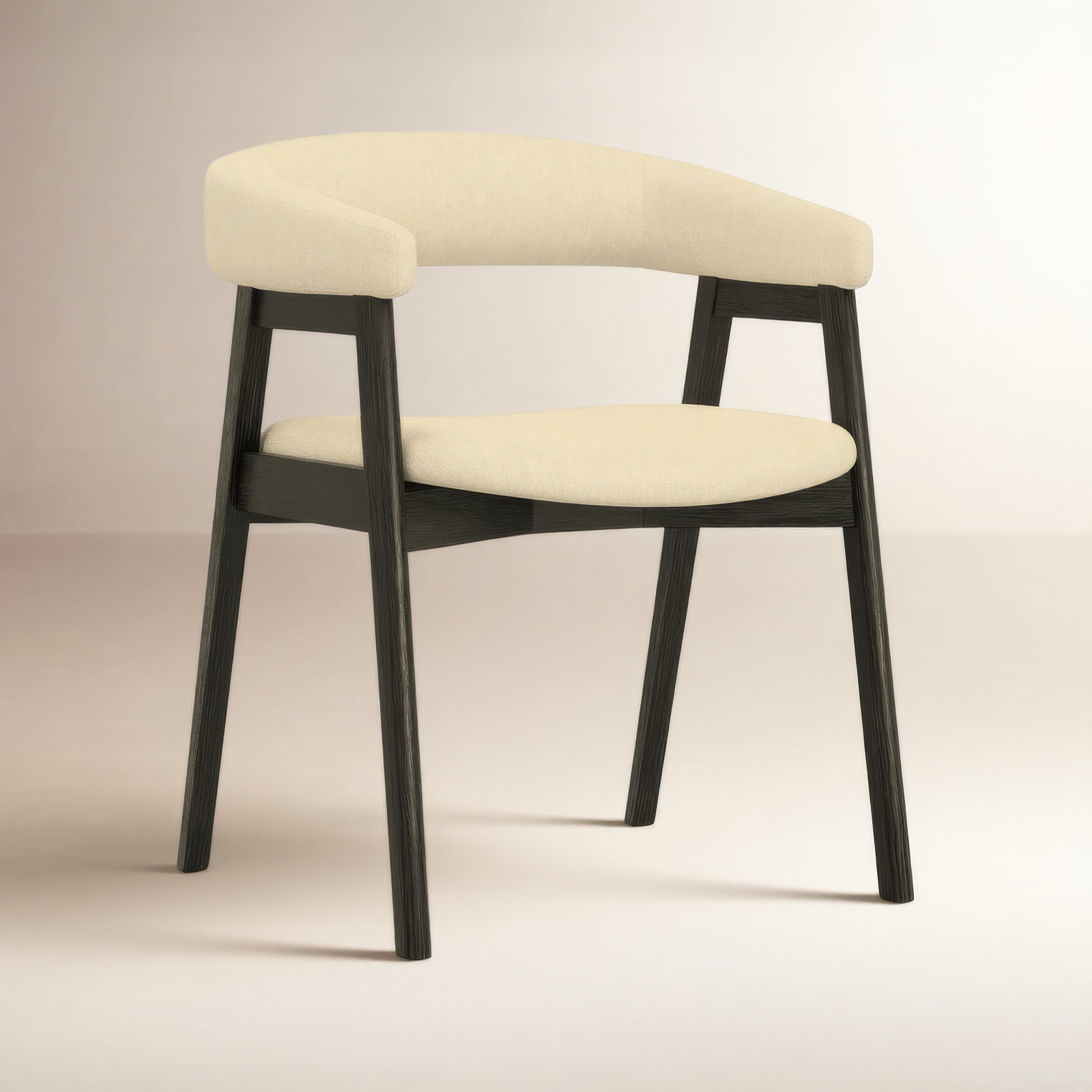 Darcey Dining Armchair, Black