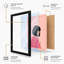 Figure in Profile Modern - Framed Print-1369025193-1369025198