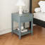 Abriela 40cm W Solid + Manufactured Wood Bedside Table-218644414