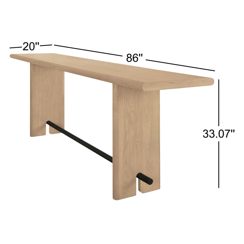 Madison Console Table Natural