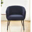 Chaise d'appoint moderne en velours côtelé avec pieds en métal-1359658906