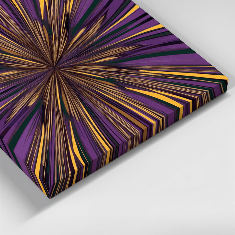 Art mural sur toile Op Art 40, H 12 po x l 12 po